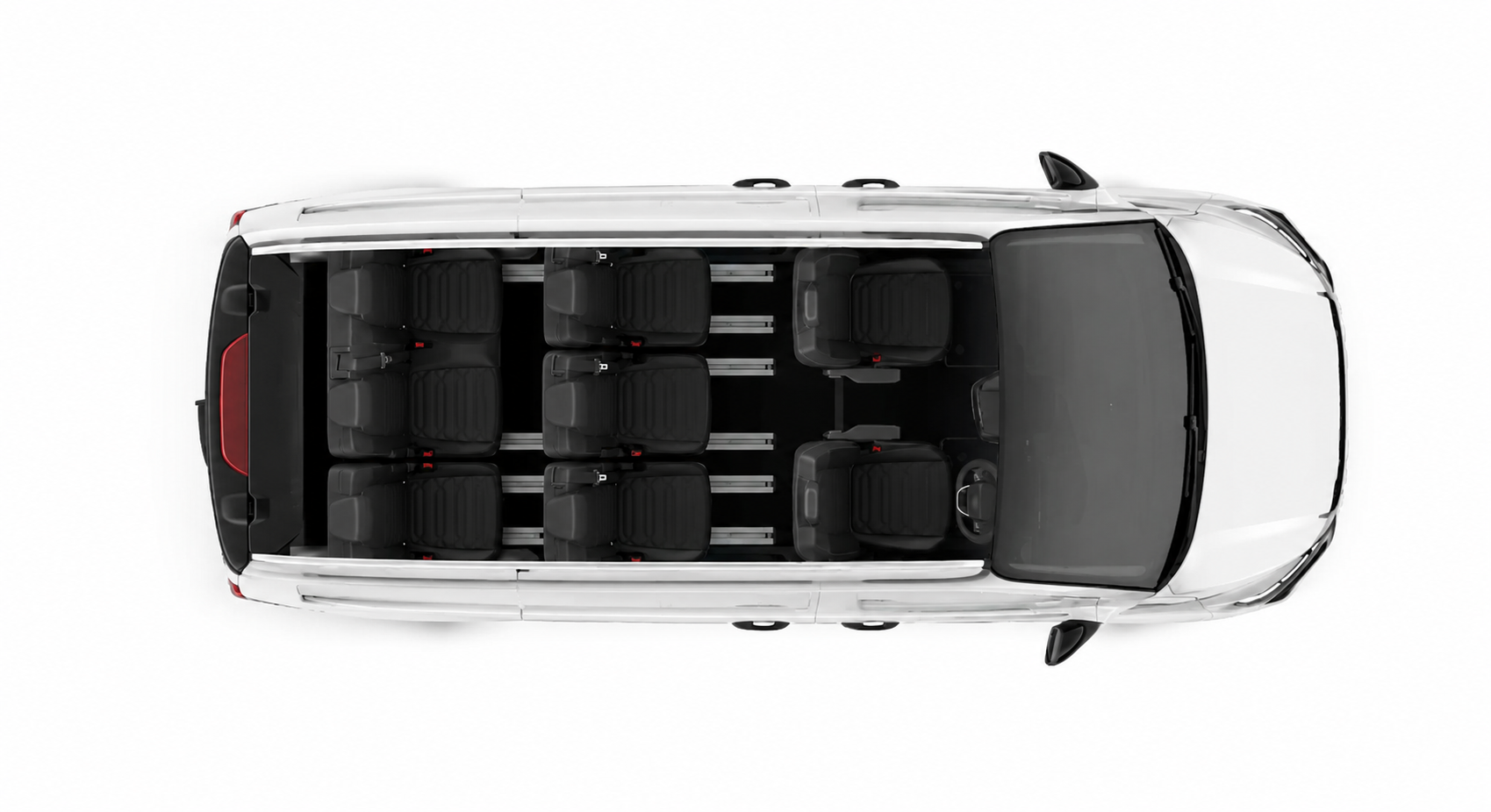 Ford Tourneo White seating layout