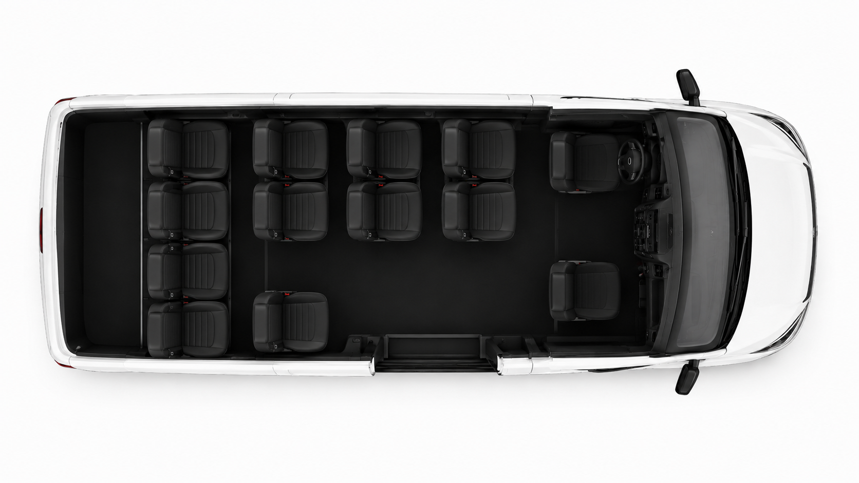 Ford Transit Group A seating layout