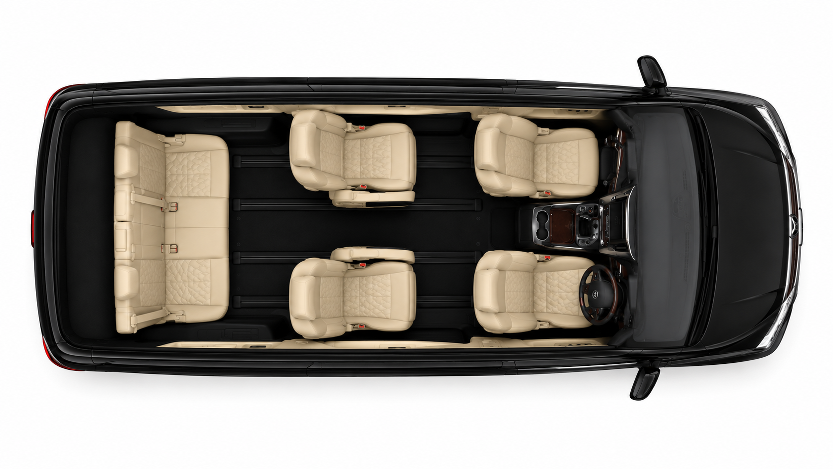 Toyota Vellfire seating layout